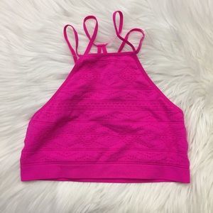 Victoria’s Secret Pink High Neck Bralette Small